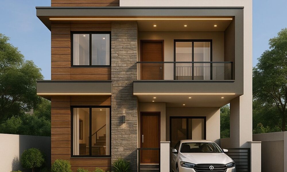 Modern 125 Sq. Yard Home Elevation in karachi Pakistan
