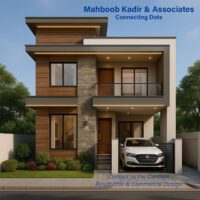 Modern 125 Sq. Yard Home Elevation in karachi Pakistan