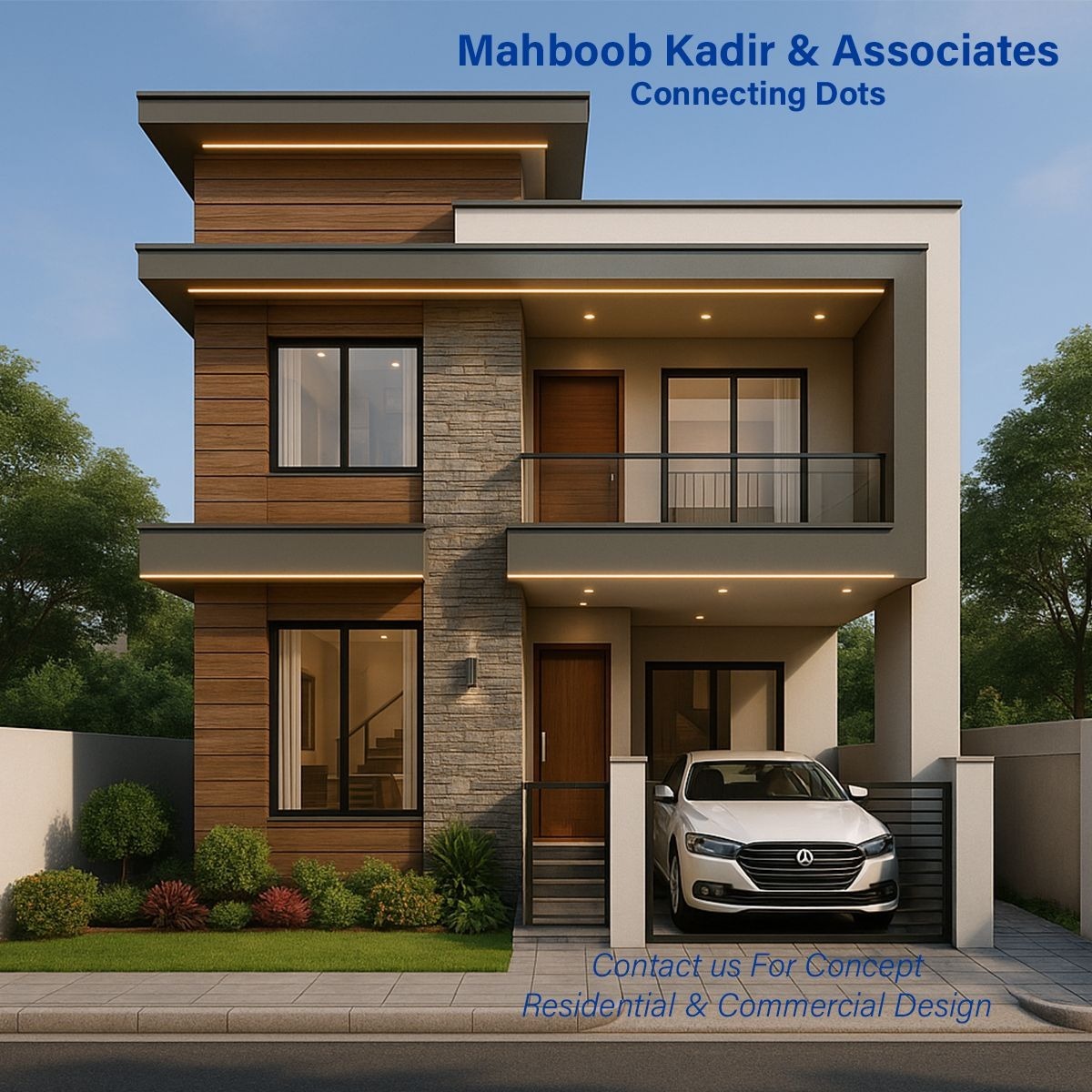 Modern 125 Sq. Yard Home Elevation in karachi Pakistan
